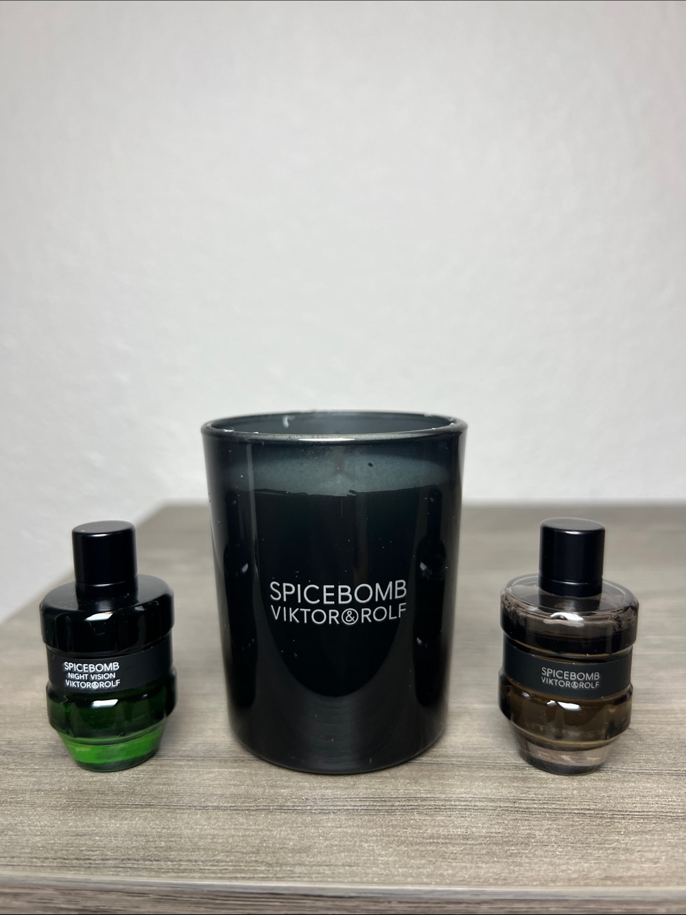 Viktor & Rolf Spice Bomb, Night Vision & Mini Candle Bundle